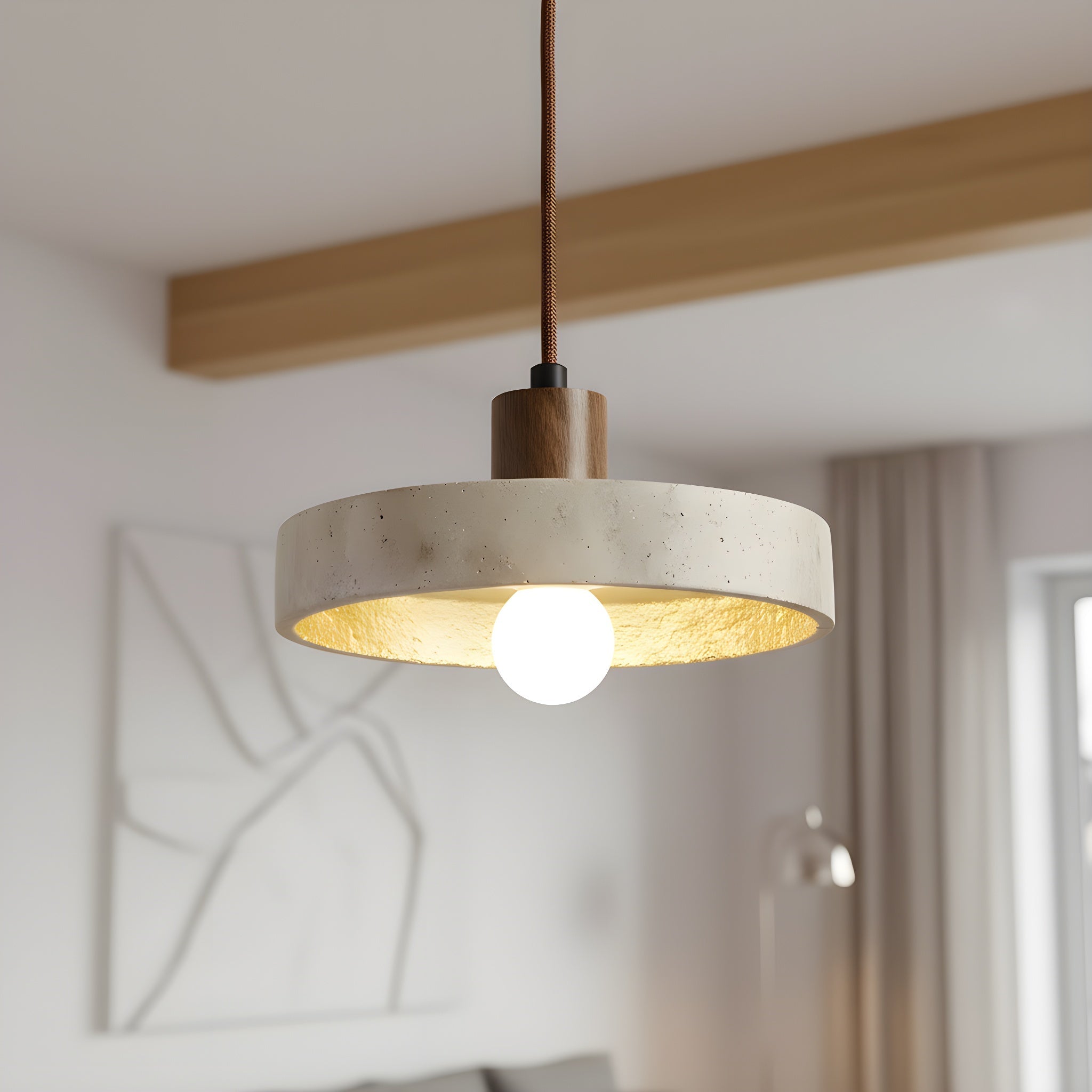 Bauhaus Pendant Light Adjustable Modern Hanging Lamp
