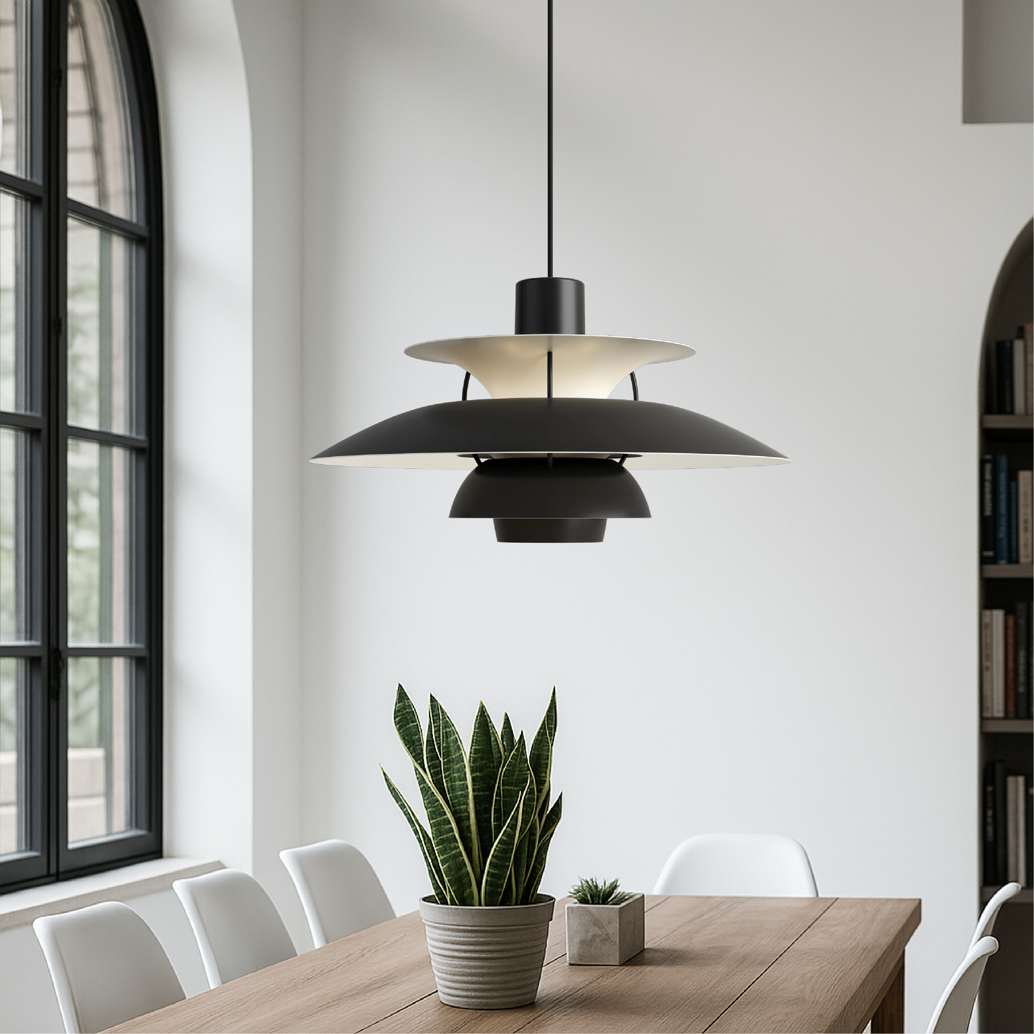 Multi-Layer Pendant Light Aluminum Hanging Lamp
