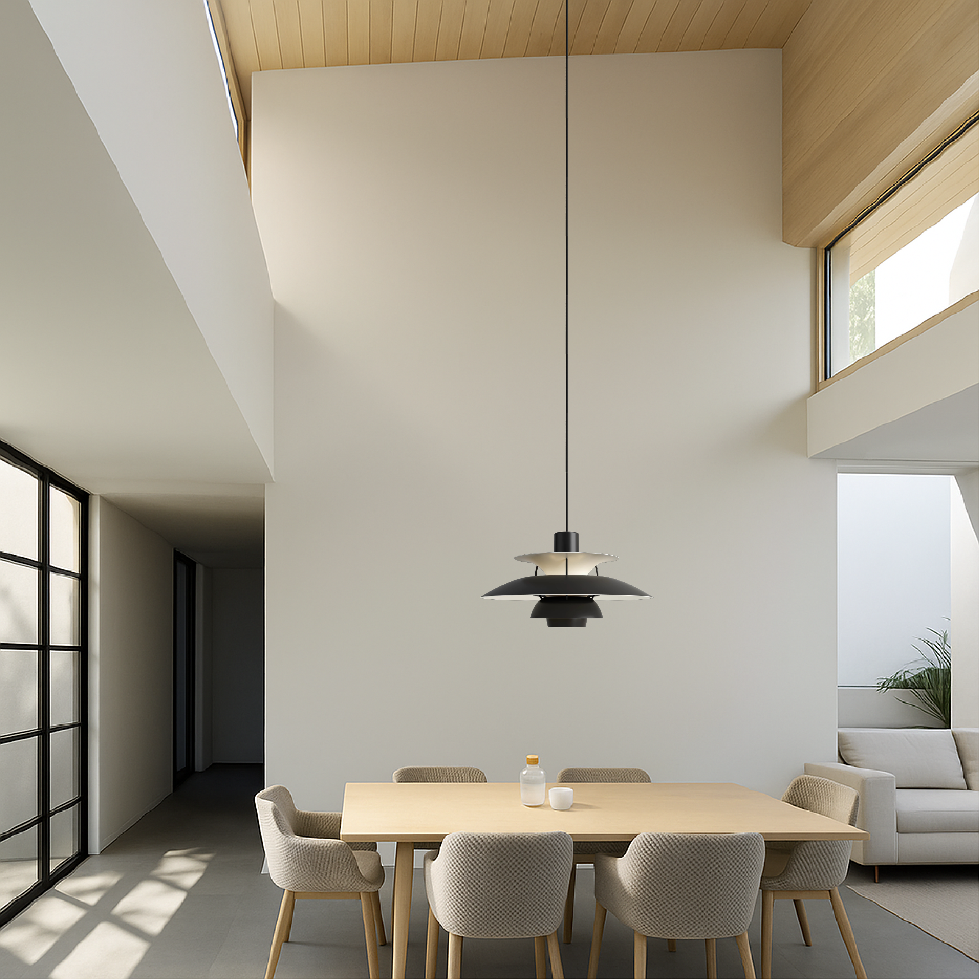 Multi-Layer Pendant Light Aluminum Hanging Lamp