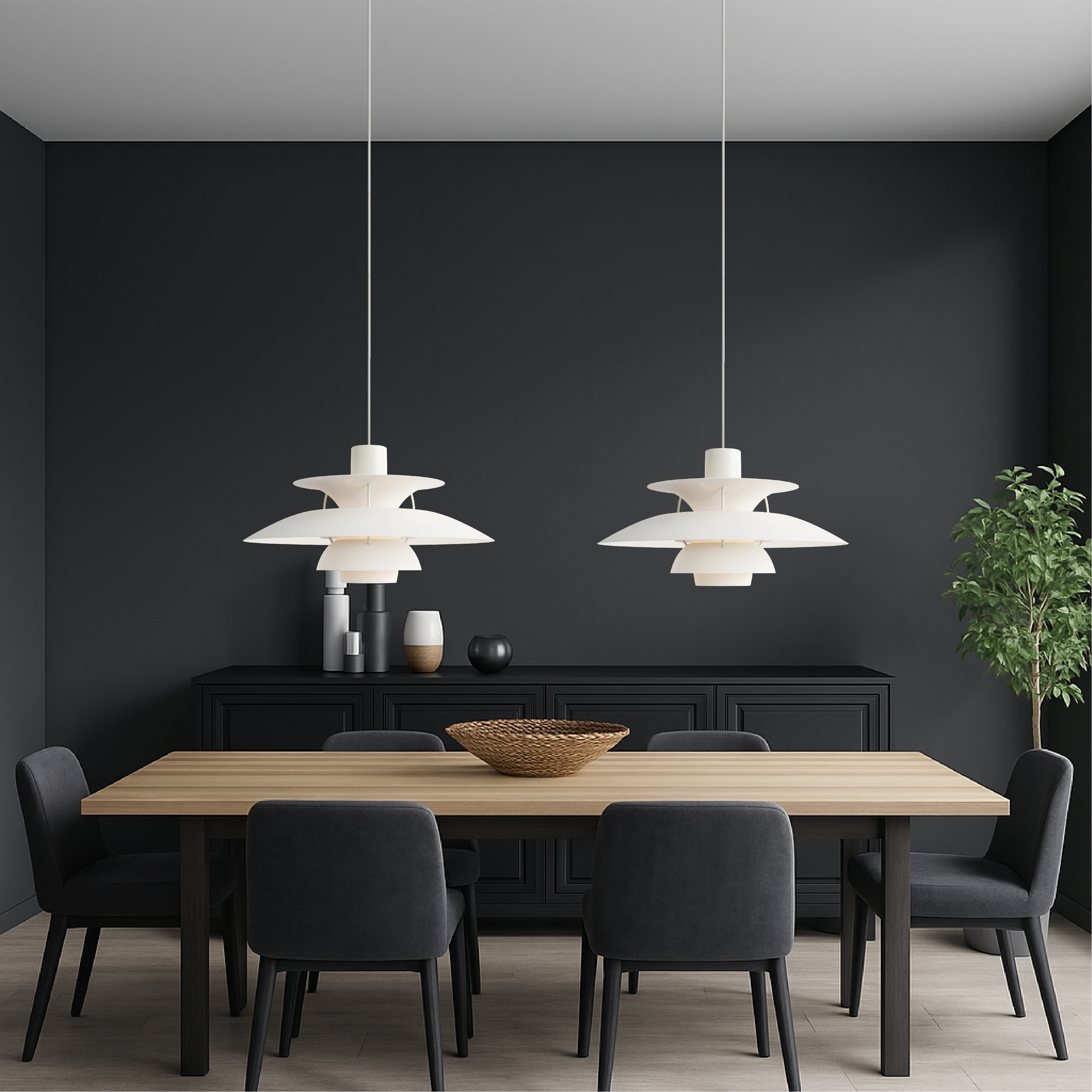 Multi-Layer Pendant Light Aluminum Hanging Lamp