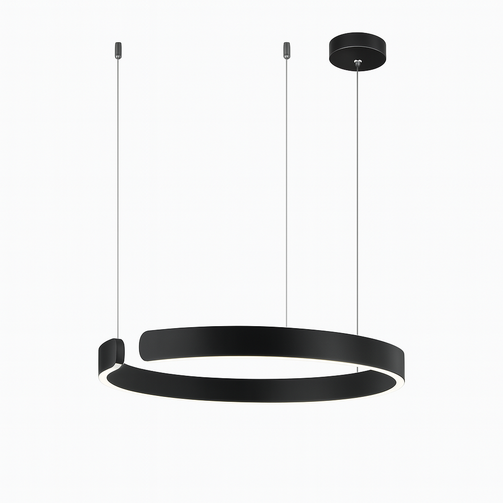 Circular Pendant Light Adjustable Hanging Lamp
