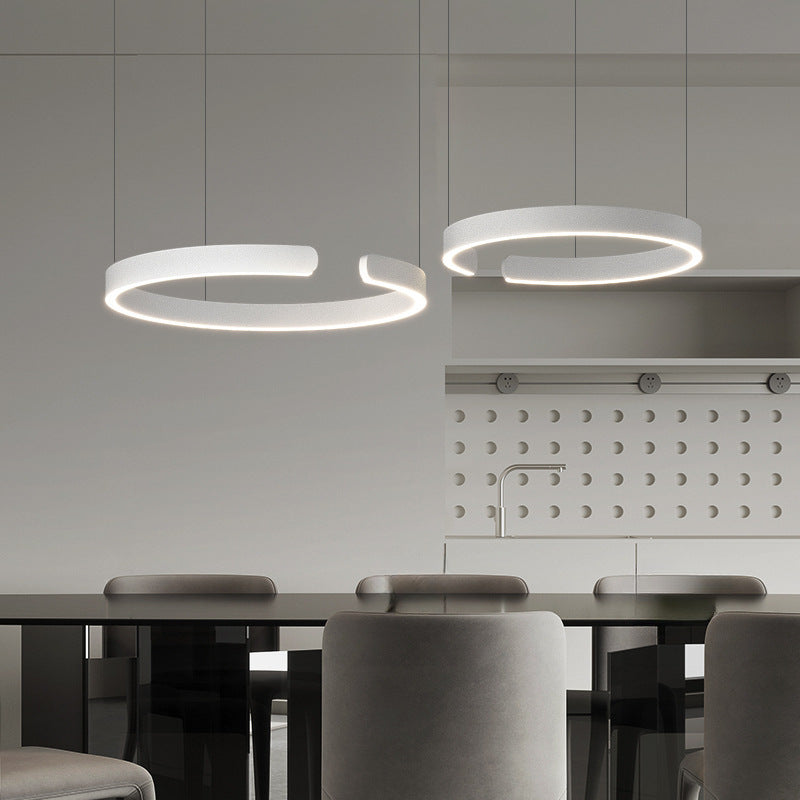 Circular Pendant Light Adjustable Hanging Lamp
