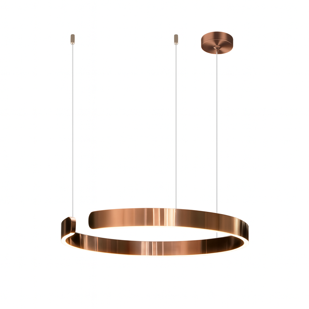 Circular Pendant Light Adjustable Hanging Lamp