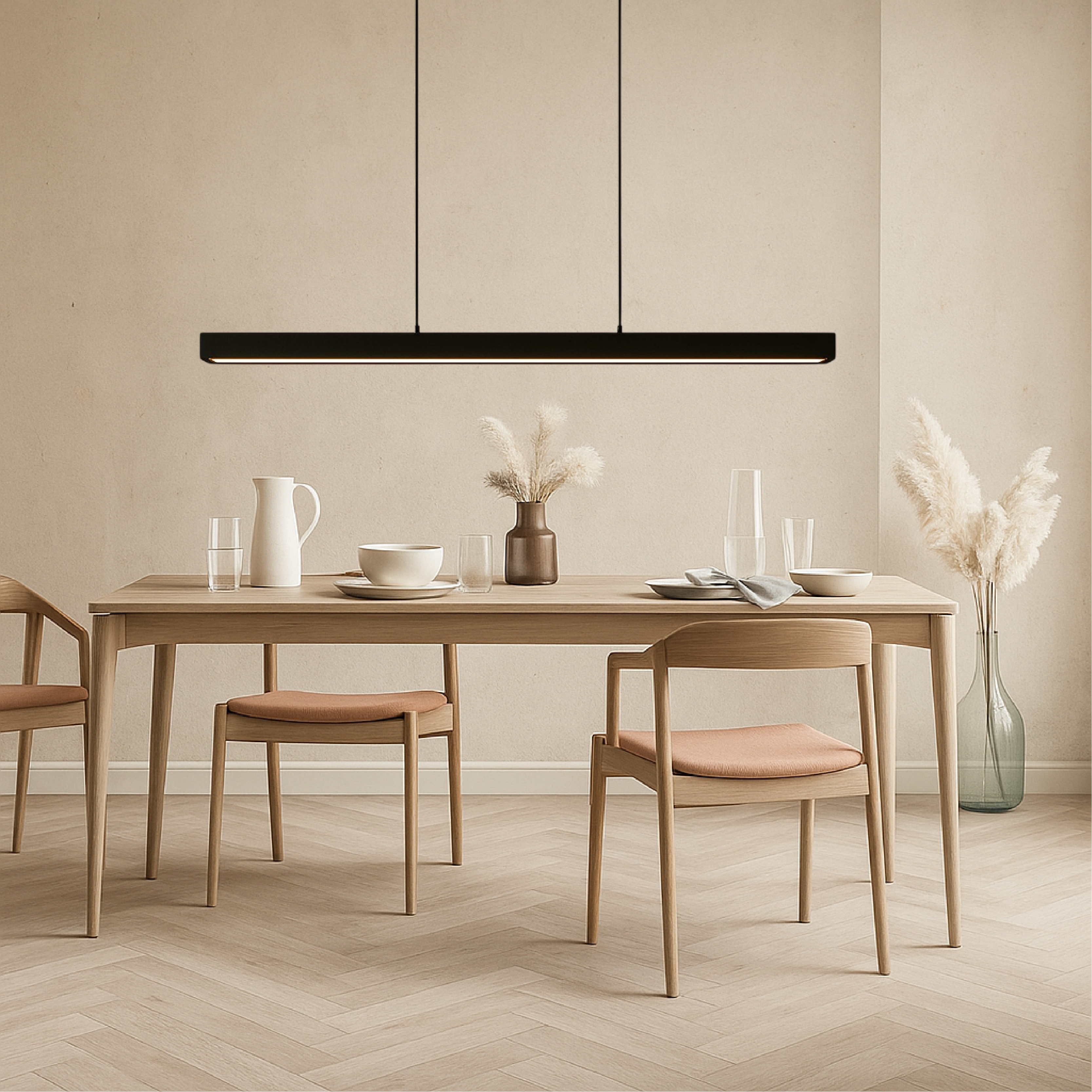 Scandinavian Pendant Light Adjustable Hanging Lamp